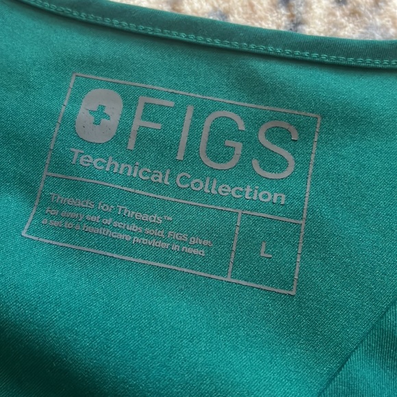 Figs Tops Figs Hunter Green Catarina Top Poshmark